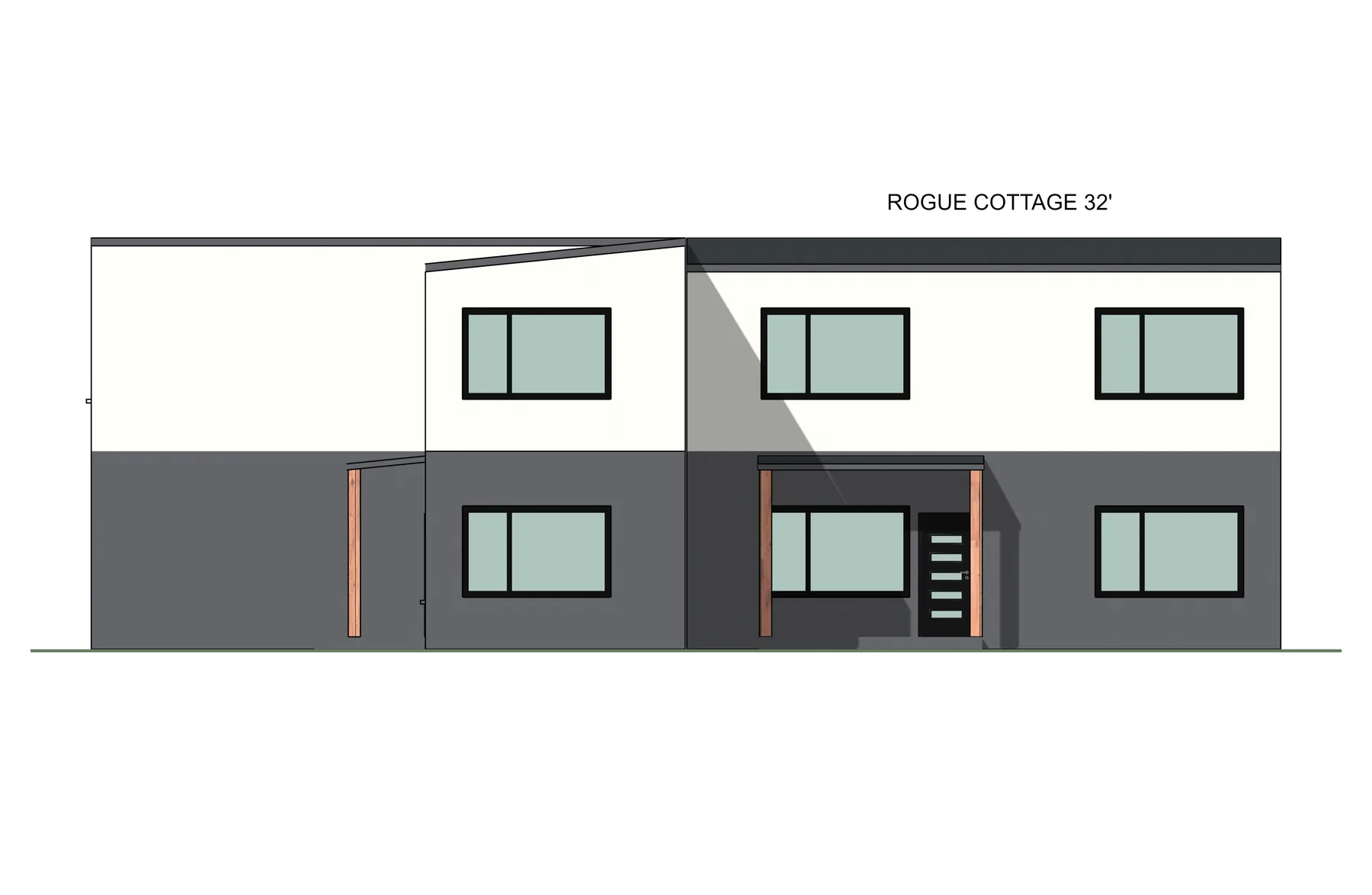 4-plex townhome elevation