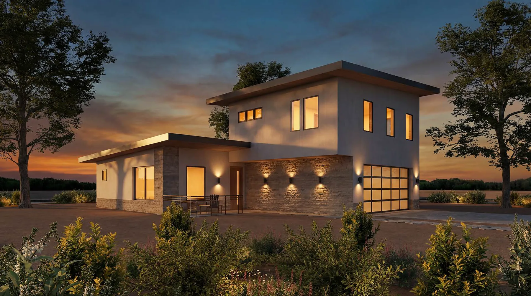Rendering of a Rogue Modular home