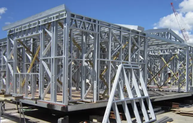 Light-gauge steel wall framing